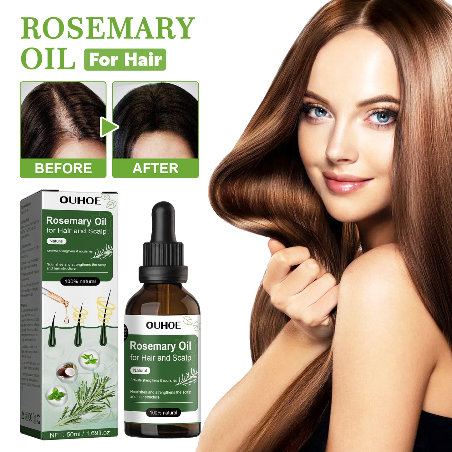 OUHOE ROSEMARY OIL For Hair
