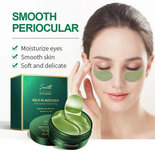 🥑New Year Hot Sale 🔥 Avocado Moisturizing Collagen Eye bagMask,60pcs/set