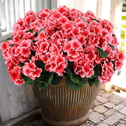 ☀️ UV-Resistant🌺Corrosion-Resistant Artificial Geranium Flowers 🌺