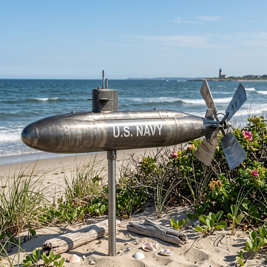 🔥🔥New Year 70% Off--Navy Submarine Wind Spinner