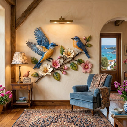 💐Last Day 50% OFF🔥 - Handcrafted Metal Bluebird Wall Art