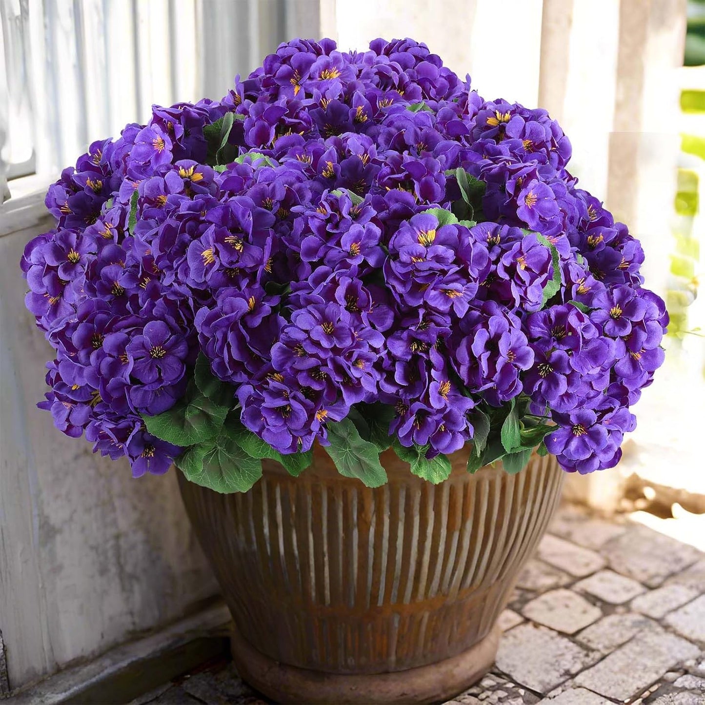 ☀️ UV-Resistant🌺Corrosion-Resistant Artificial Geranium Flowers 🌺