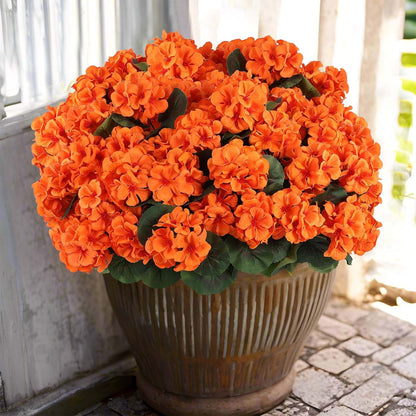 ☀️ UV-Resistant🌺Corrosion-Resistant Artificial Geranium Flowers 🌺
