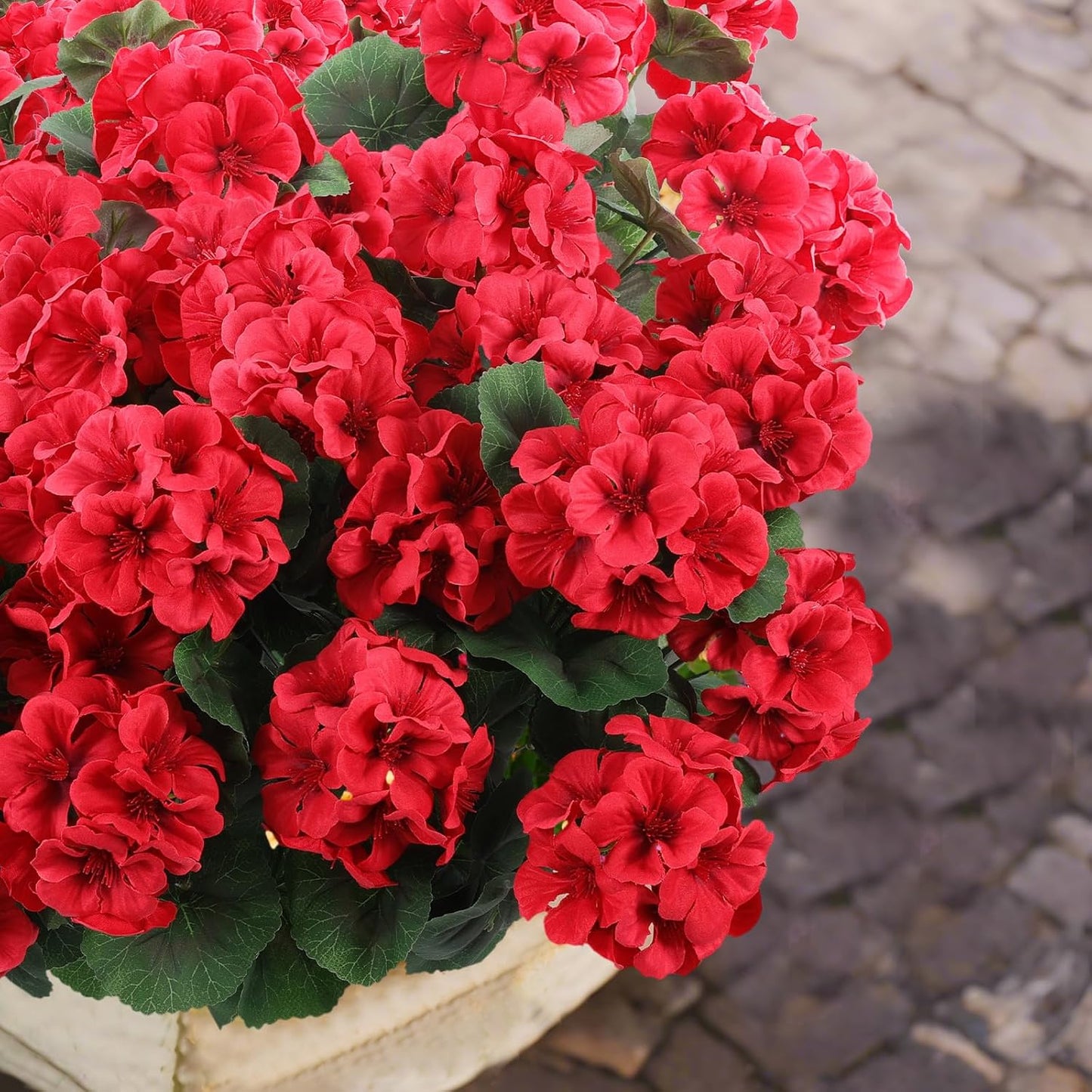 ☀️ UV-Resistant🌺Corrosion-Resistant Artificial Geranium Flowers 🌺
