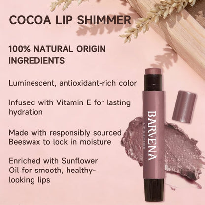 🔥Last Day 70% OFF-Cocoa Lip Shimmer - 100% Natural Origin(0.09 oz)