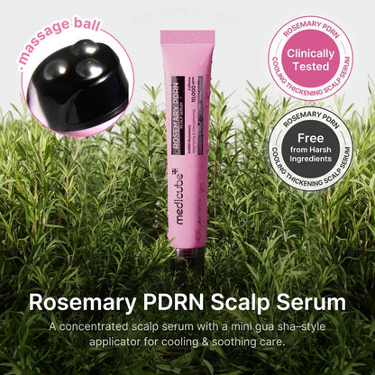 Rosemary PDRN Scalp Refresh Serum – Lightweight Cooling Care for Flaky-Looking, Oily & Flat Roots