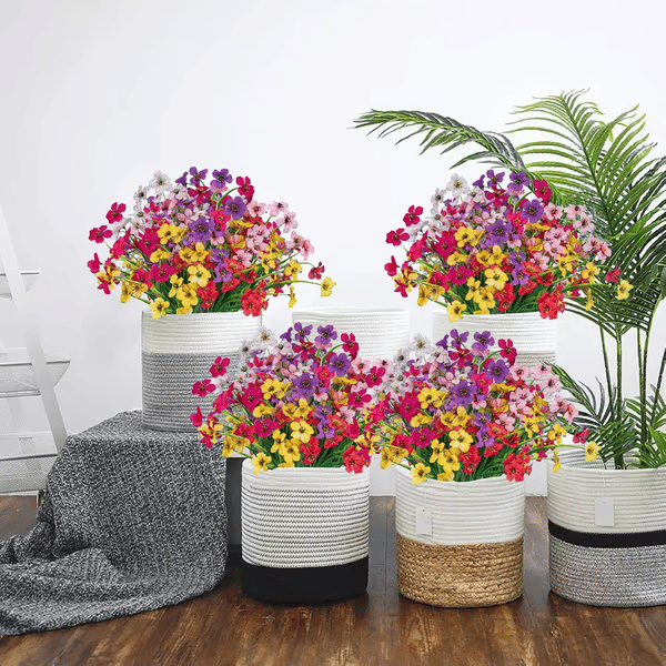 ☀️ UV-Resistant 🌺 Corrosion-Resistant 🌺 Artificial Violets Flowers